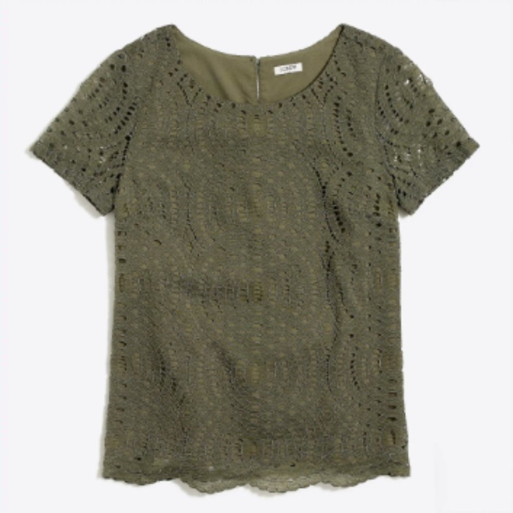 J. Crew Factory | Lace Tee